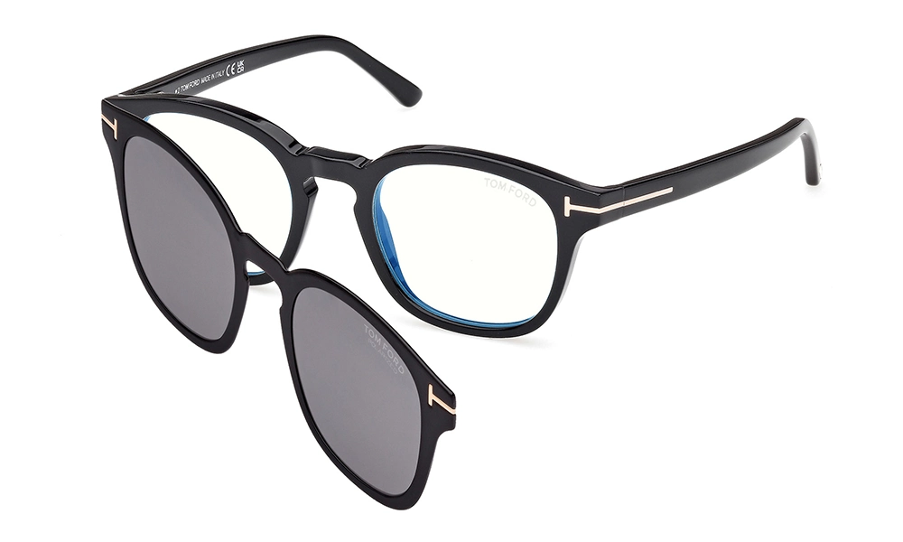 Очки для зрения TOM FORD FT 5532-B 01D с клипоном