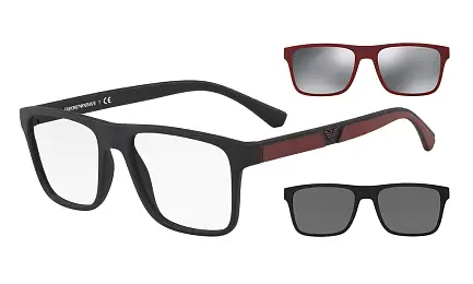 Оправа EMPORIO ARMANI EA 4115 50421W с клипонами